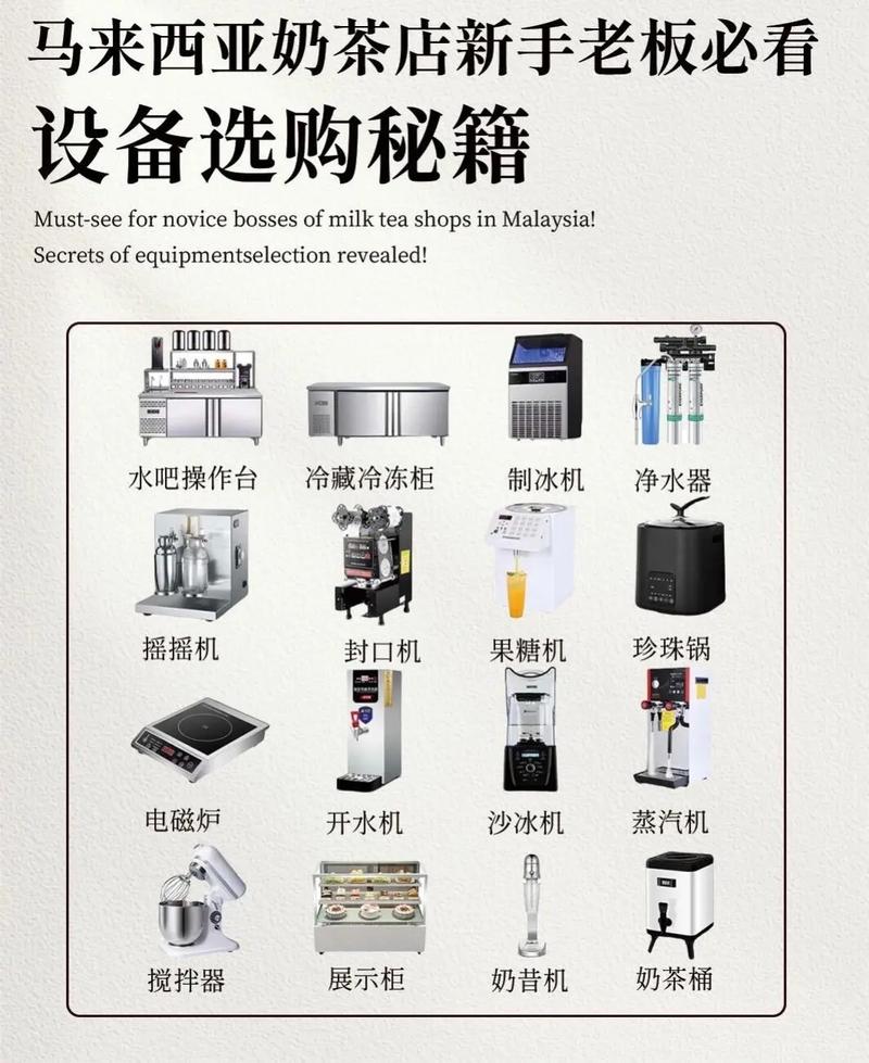 奶茶机器全套设备需要多少钱
