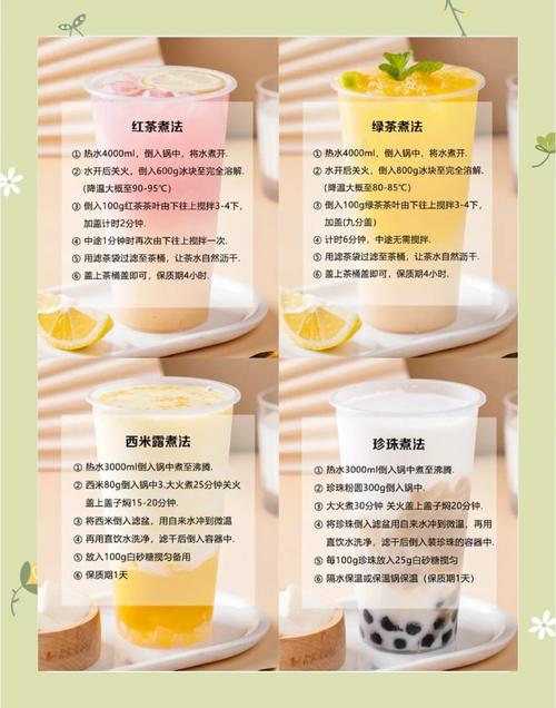 coco奶茶的做法和配方